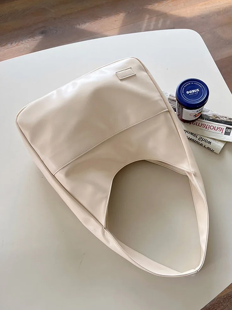 Lisanne Large Ladies Leather Shoulder Bag | Handbag | Shopper White-Elly Rose