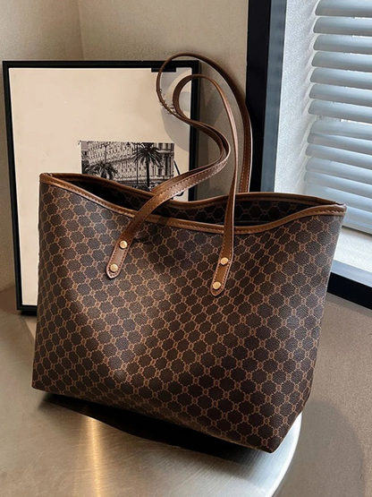 Liselotte Large Ladies' Shoulder Bag | Handbag | Shopper Brown-Elly Rose