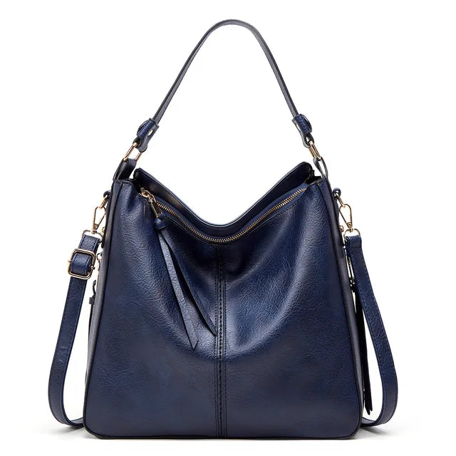 Gaëlle - Large leather bag for women-Elly Rose