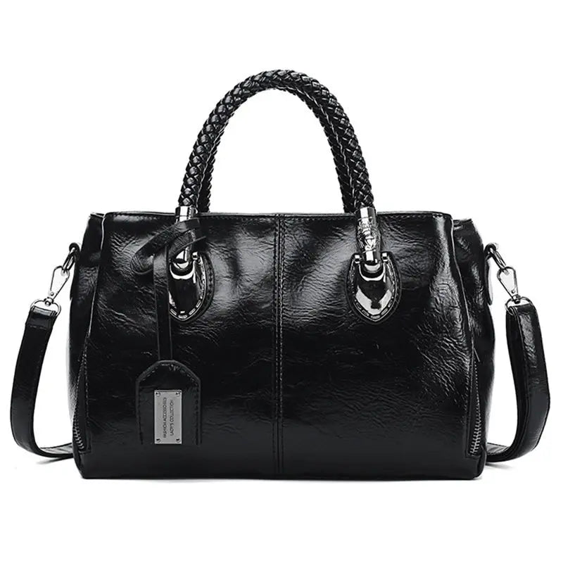 Eline | Large leather bag for ladies-Elly Rose
