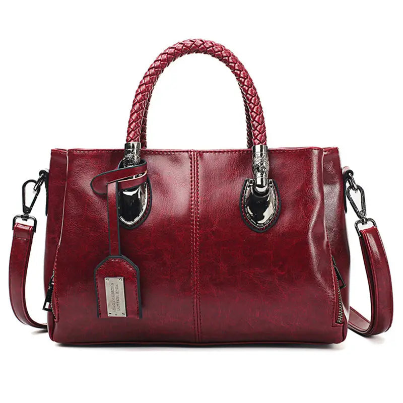 Eline | Large leather bag for ladies-Elly Rose