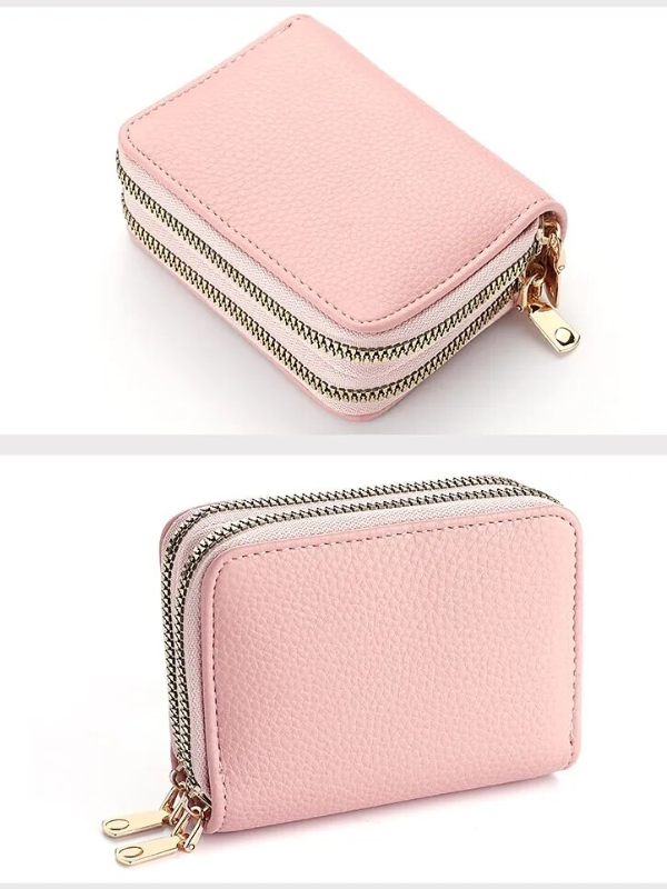Small wallet with lychee pattern | Trendy and compact-Elly Rose