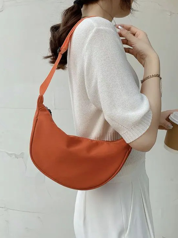 Lydia Ladies PU Leather Shoulder Bag | Crossbody Bag Orange-Elly Rose