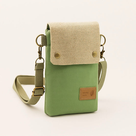 Lysandra - Retro canvas shoulder bag