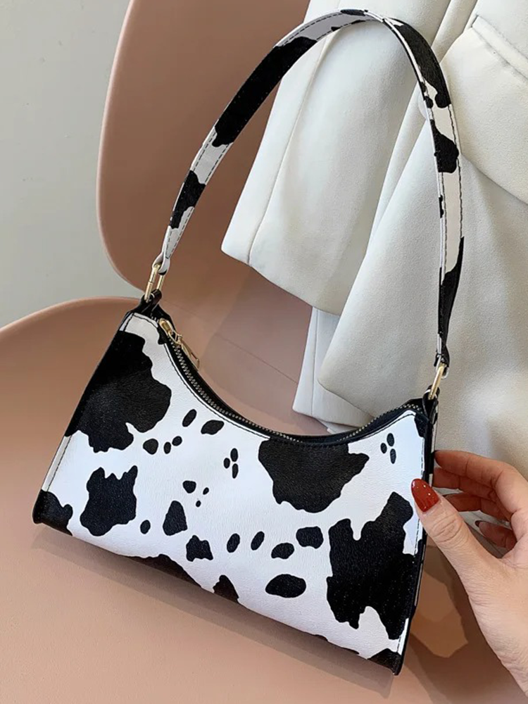 Maaike Cow Print Handbag | Shoulder Bag | Design Bag-Elly Rose