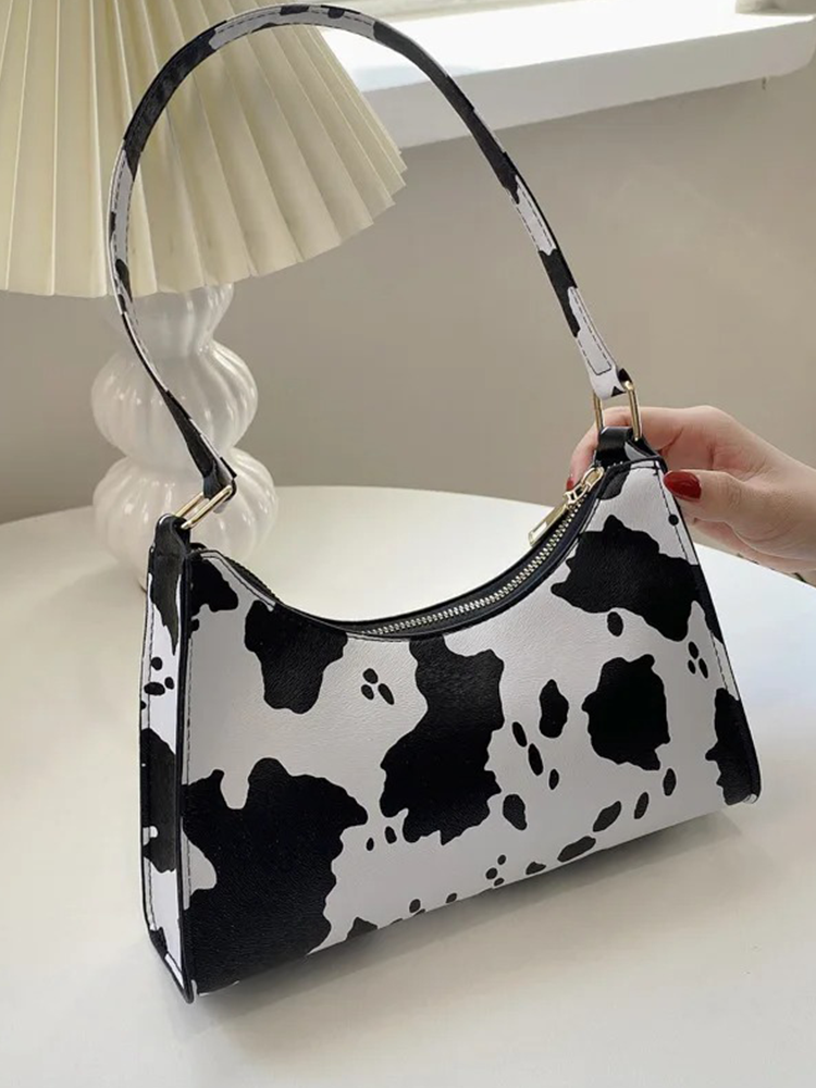Maaike Cow Print Handbag | Shoulder Bag | Design Bag-Elly Rose