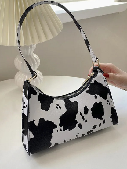 Maaike Cow Print Handbag | Shoulder Bag | Design Bag-Elly Rose