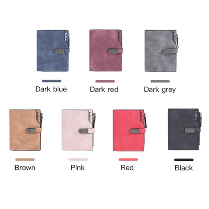 Compact wallet with magnetic loop | Practical and trendy-Elly Rose