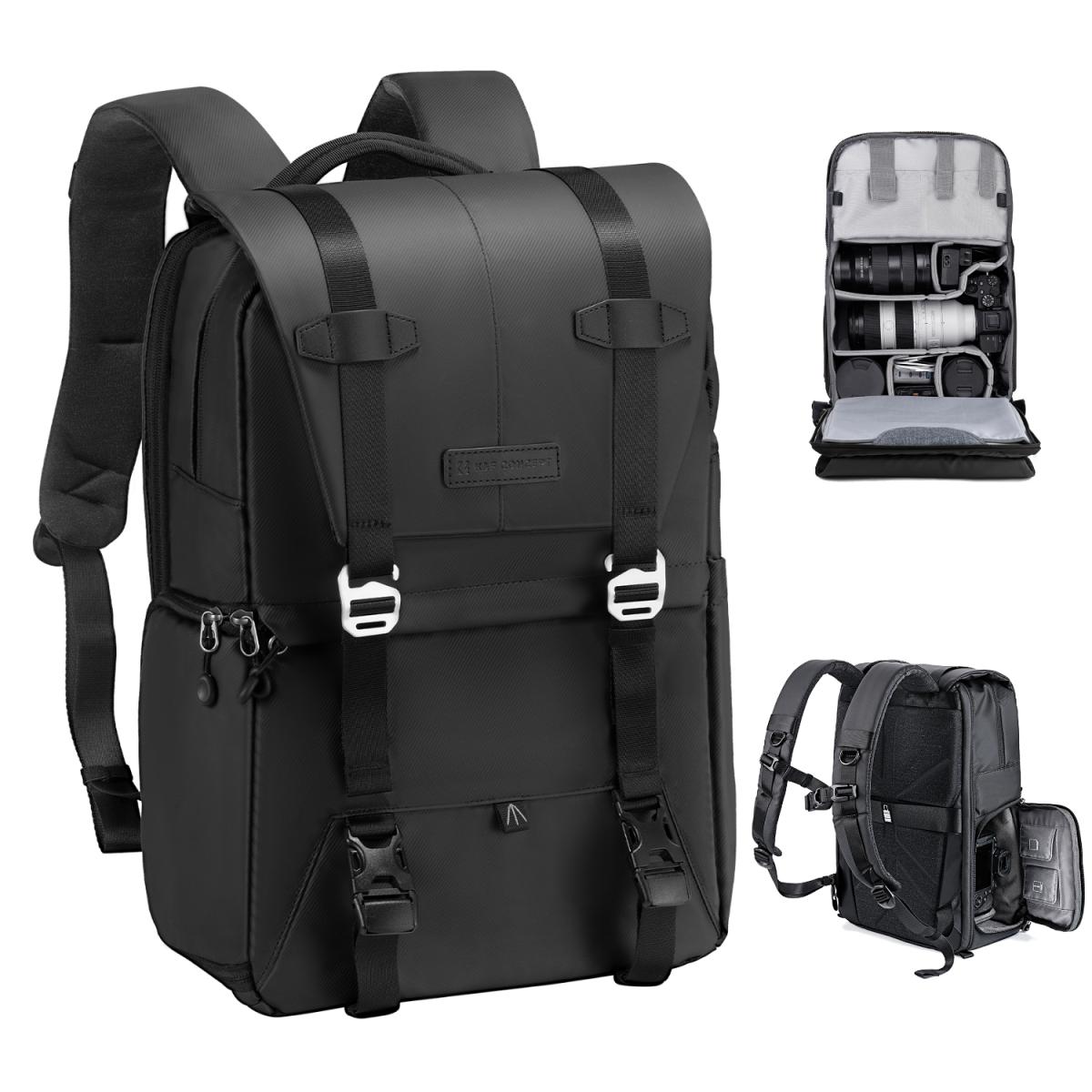 Lars | Large camera backpack with rain cover and extra storage space-Elly Rose
