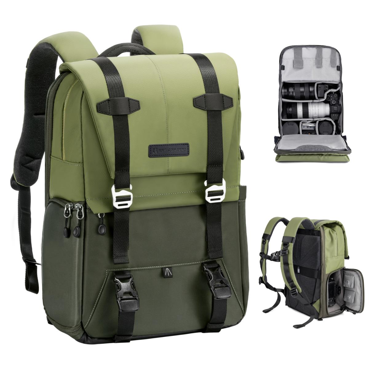 Lars | Large camera backpack with rain cover and extra storage space-Elly Rose