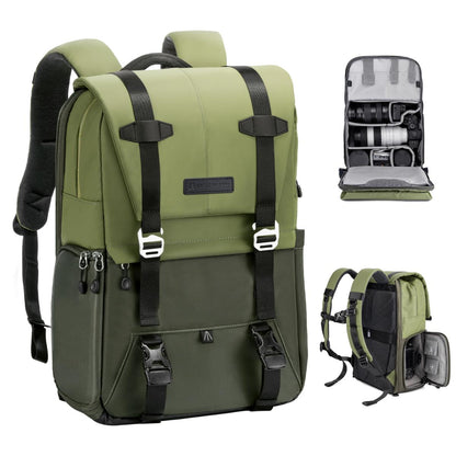 Lars | Large camera backpack with rain cover and extra storage space-Elly Rose