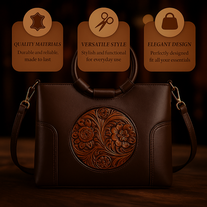 Mille's Bag | Handbag with vintage embossing