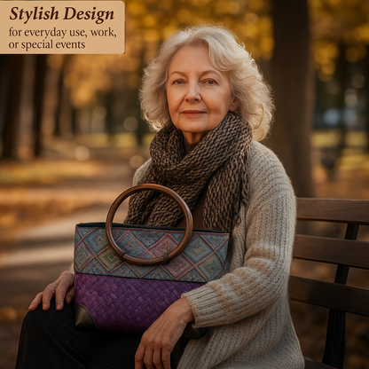 Milou | Woven bamboo bag