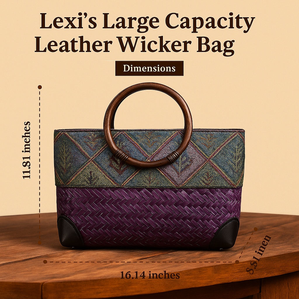 Milou | Woven bamboo bag