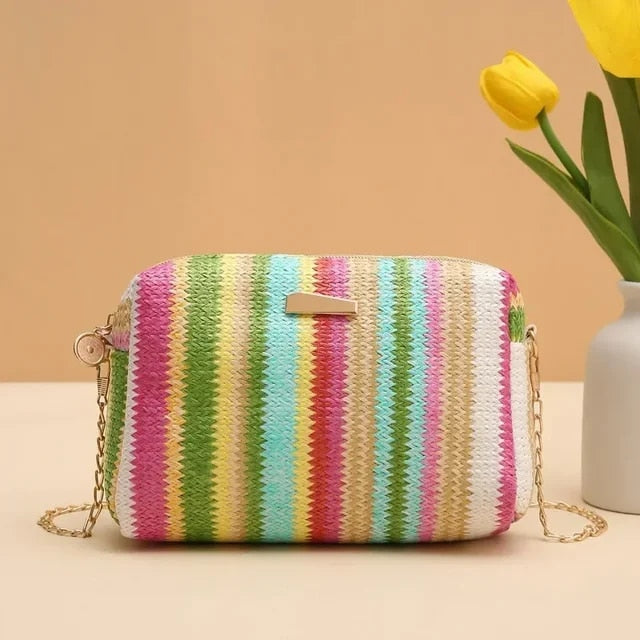 Colorful knitted bag-Elly Rose