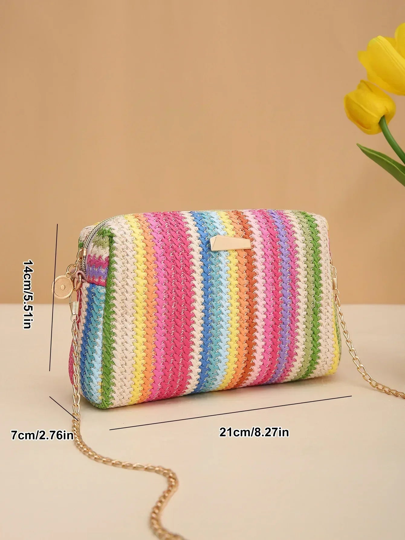 Colorful knitted bag-Elly Rose
