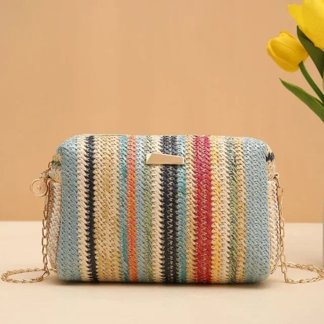 Colorful knitted bag-Elly Rose