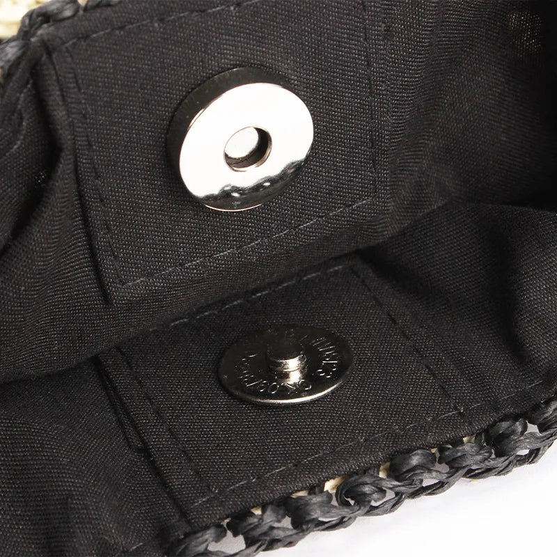 Hollow vintage tote bag-Elly Rose