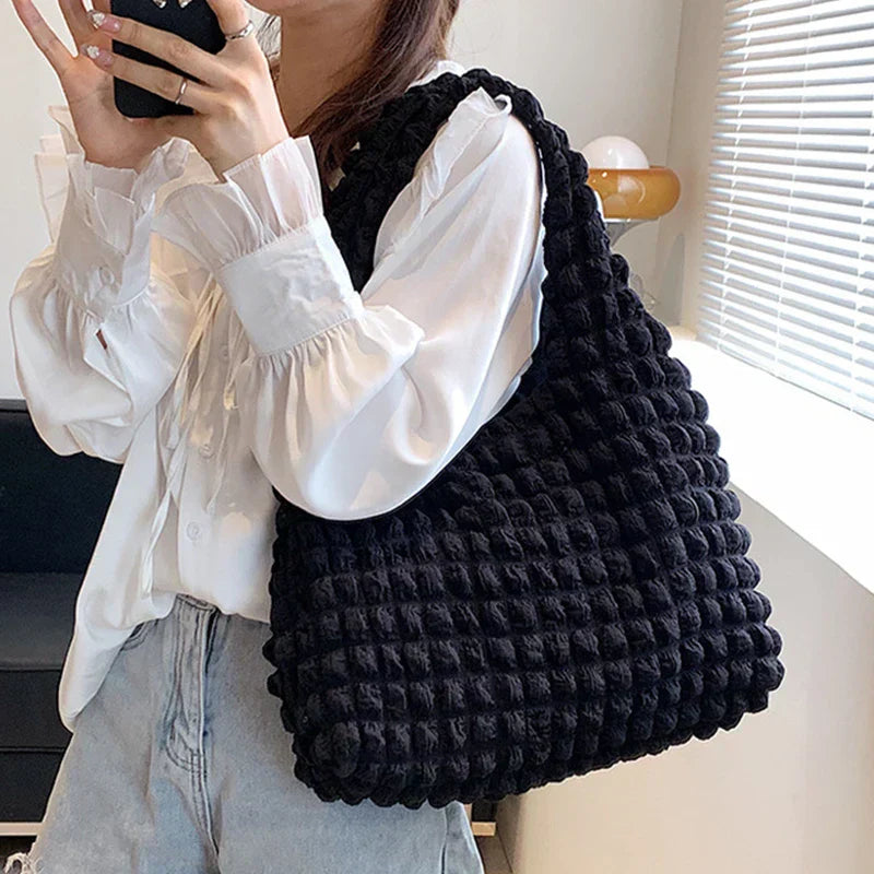 Pleated cloud bag for summer-Elly Rose