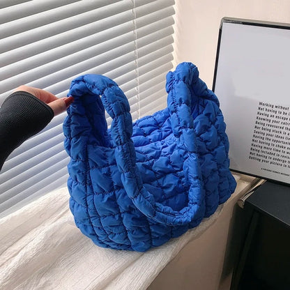 Quilted cloud shoulder bag-Elly Rose