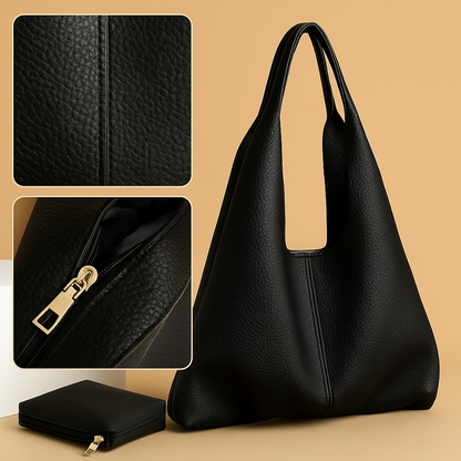 Ninon's Elegant Shoulder Bag With Magnetic Closure