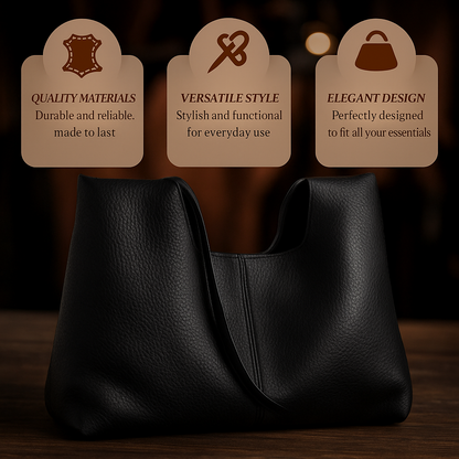 Ninon's Elegant Shoulder Bag With Magnetic Closure