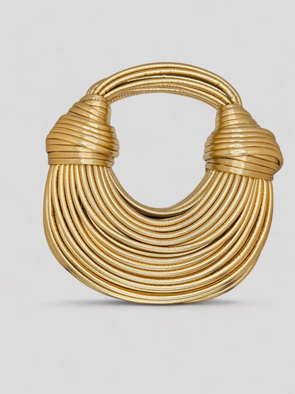 Selena - Elegant luxury bag in gold-Elly Rose