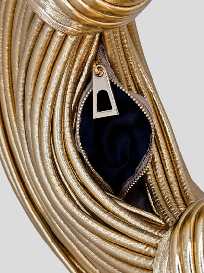 Selena - Elegant luxury bag in gold-Elly Rose