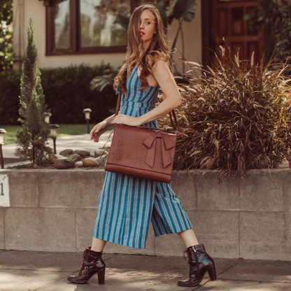 Grace’s Elegant Bow-Tie Satchel-Elly Rose