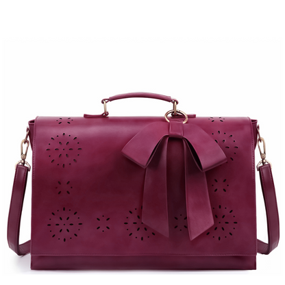 Grace’s Elegant Bow-Tie Satchel-Elly Rose