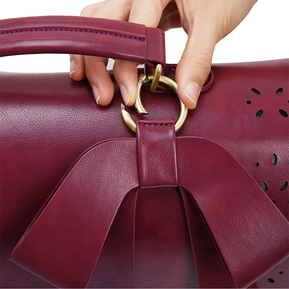 Grace’s Elegant Bow-Tie Satchel-Elly Rose