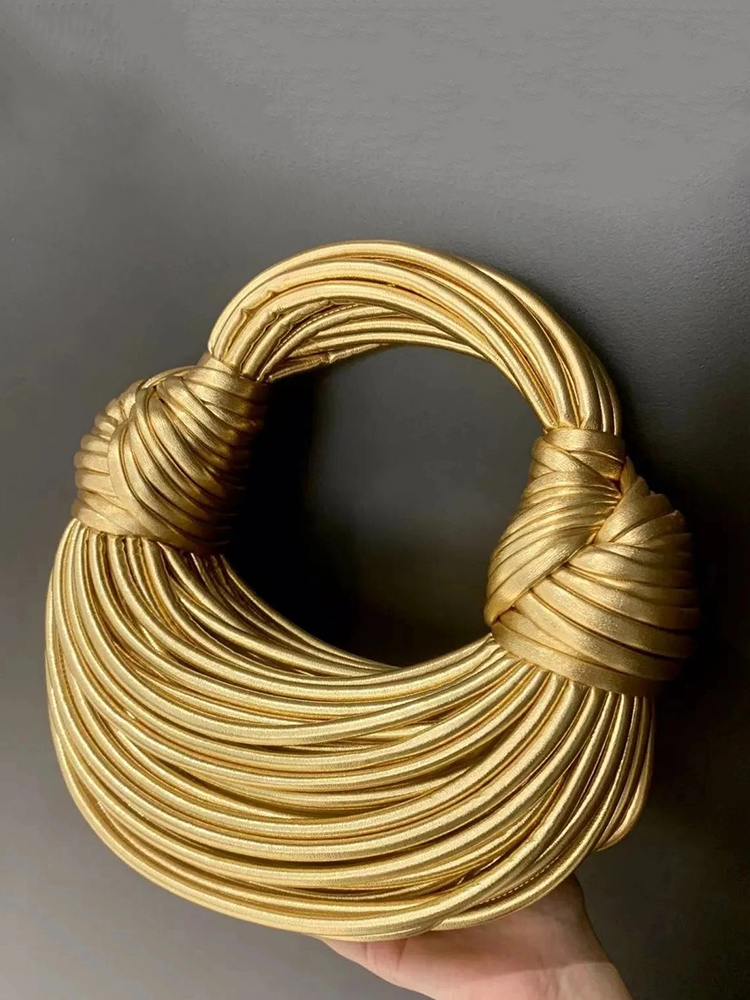 Quinn Gold Design Handbag Ladies | Buttoned Bag Ladies | Shoulder Bag | Clutch Gold-Elly Rose