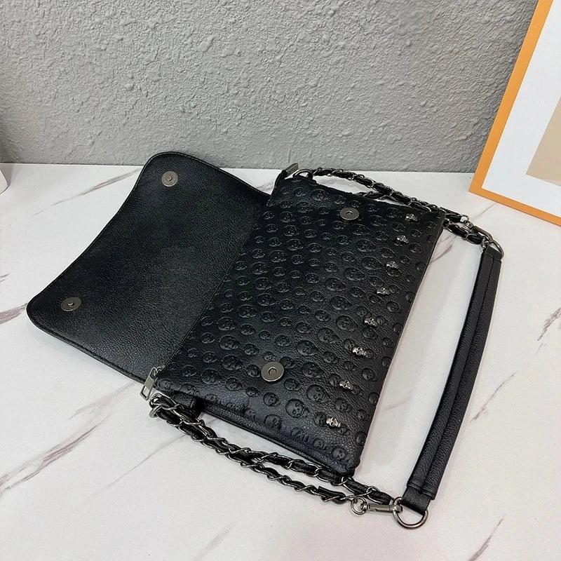 LuxeElegance Vintage Rivet Crossbody-Elly Rose