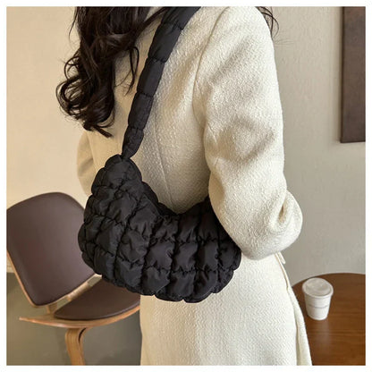 MarisaLuxe Elegant padded shoulder bag-Elly Rose