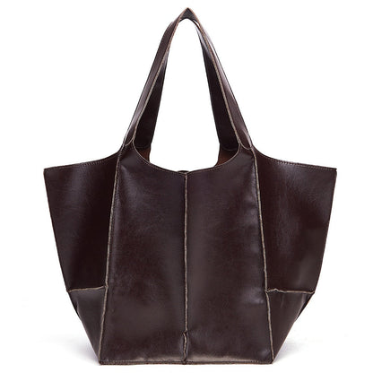 Liva Bag | Spacious leather handbag-Elly Rose