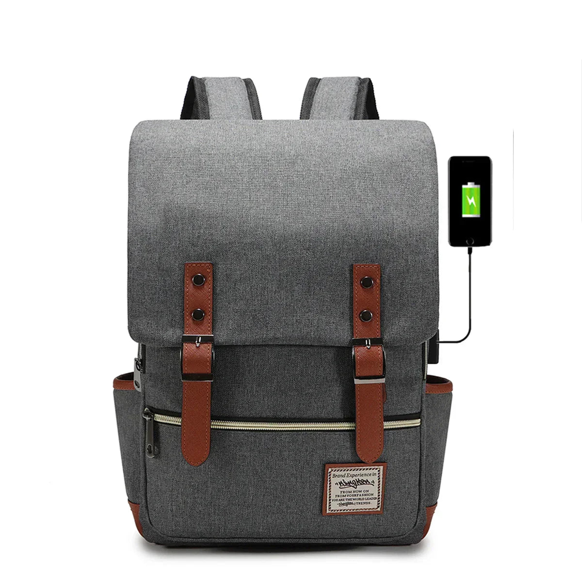 Allen | Vintage Casual School Travel Laptop Backpack-Elly Rose