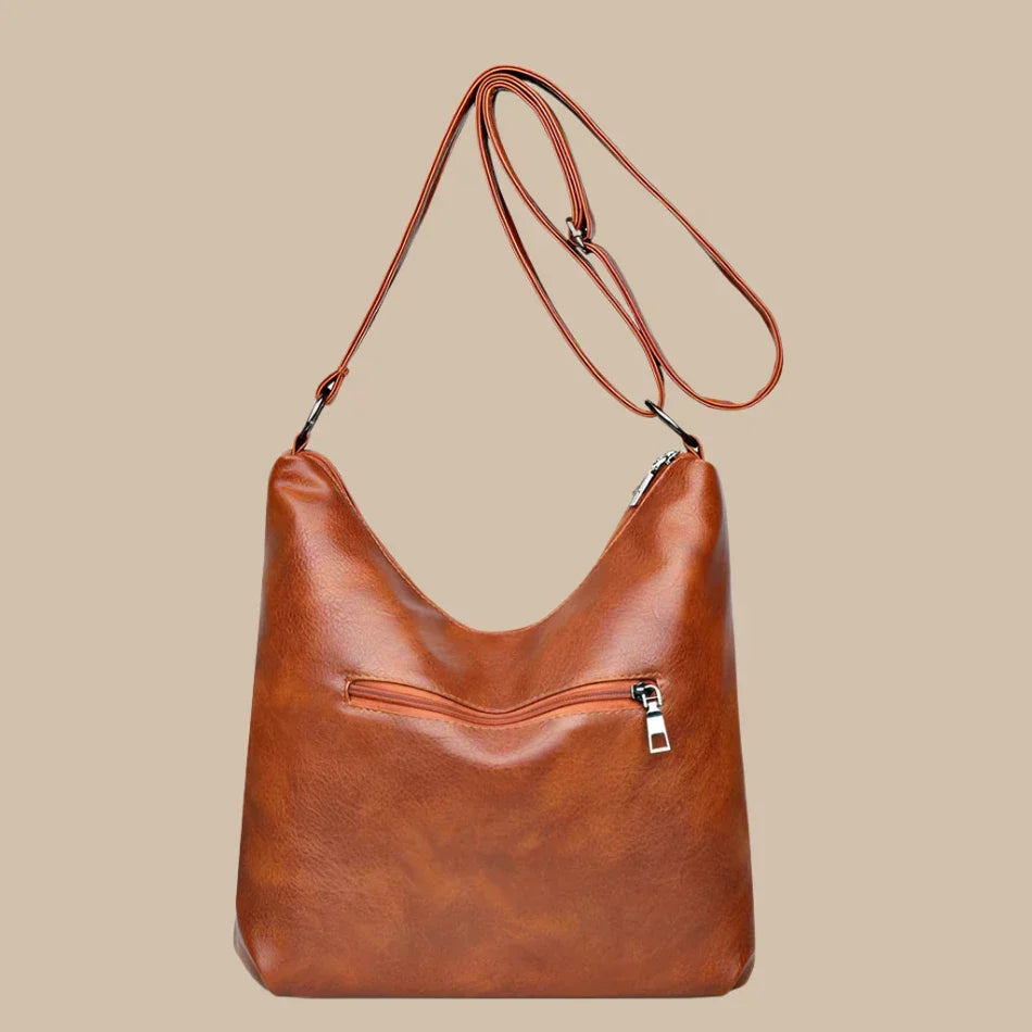 Veda - High-quality shoulder bags in vegan leather-Elly Rose