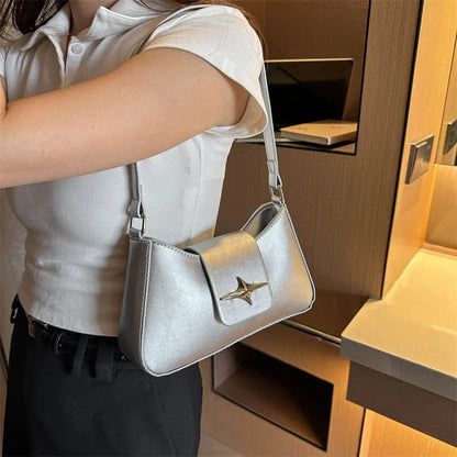 Luxura vintage leather shoulder bag-Elly Rose