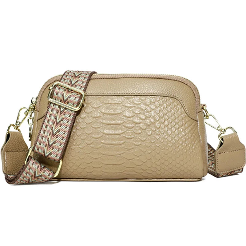 LuxuryStyle crocodile messenger bag-Elly Rose