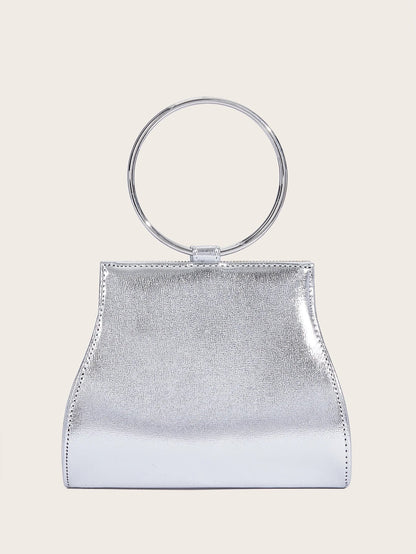 Luxury evening clutch bag in radiant satin-Elly Rose