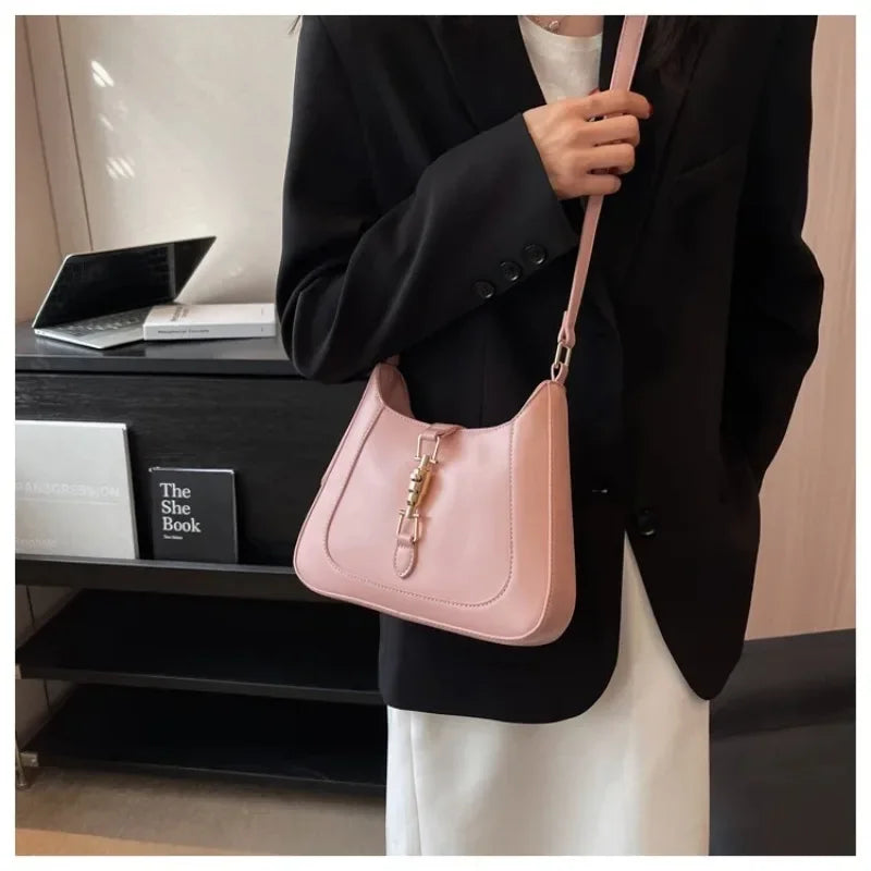 Opulentia Elegance leather shoulder bag-Elly Rose