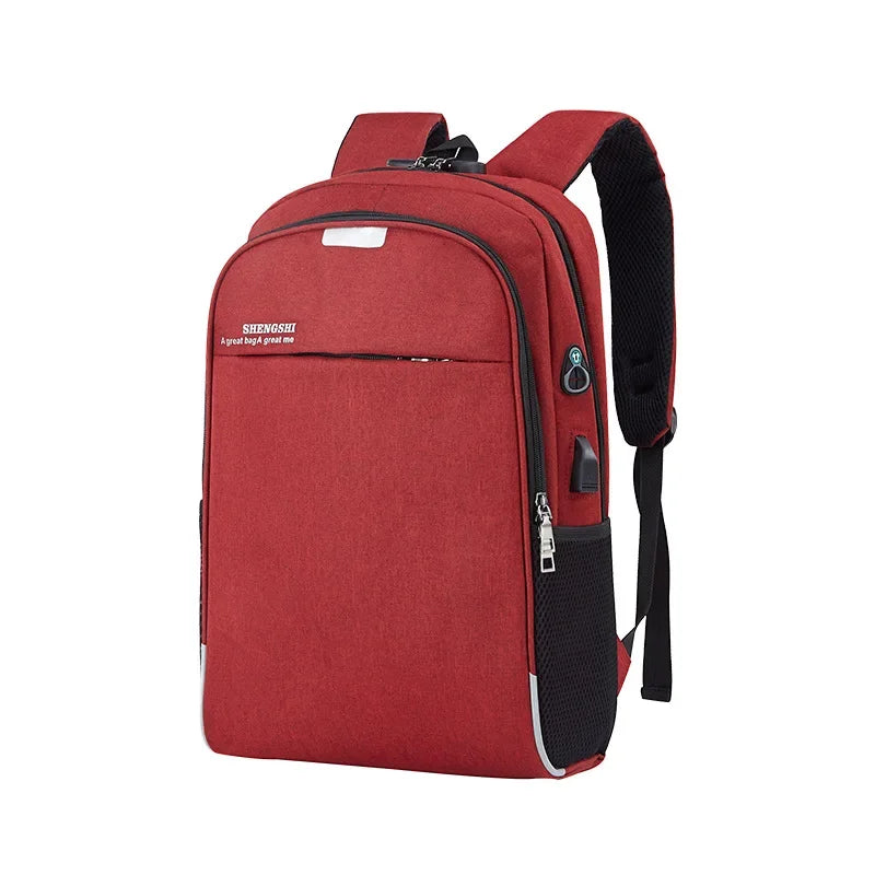 Calix | Anti-Theft Business Laptop Backpack with USB & Headphone Ports-Elly Rose