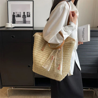 Summer Chic woven bag-Elly Rose