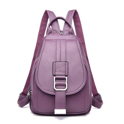 Sydney - Women's leather backpack-Elly Rose