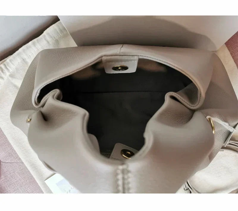 Elegant handbag with soft texture - Amora-Elly Rose