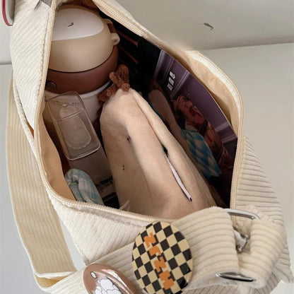 Corduroy shoulder bag - Kaylani-Elly Rose