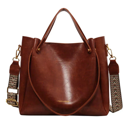 Daria | Elegant leather bag with two handles-Elly Rose