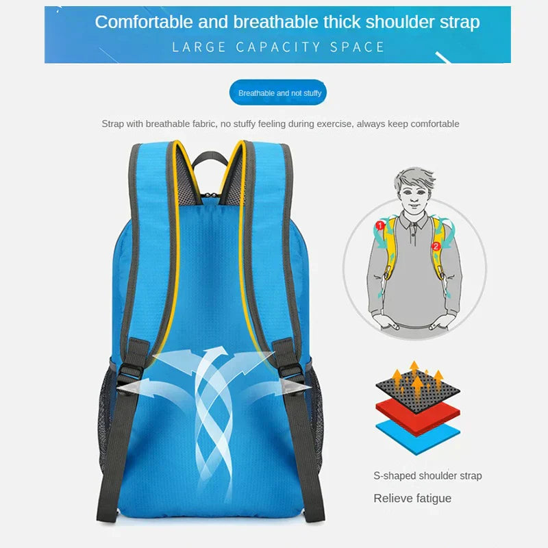ComfortPack - Ultra-light folding backpack for travel and hiking-Elly Rose