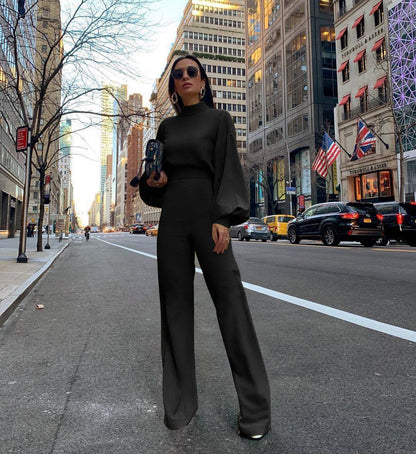 Chic turtleneck jumpsuit - Sacha-Elly Rose