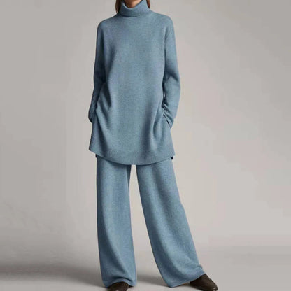 Joy© | Pull à col roulé et ensemble de pantalons